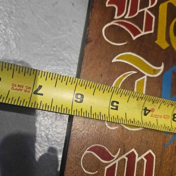 Rustic Bless This Mess Wooden Sign 9" X 6" - Picture 7 of 7